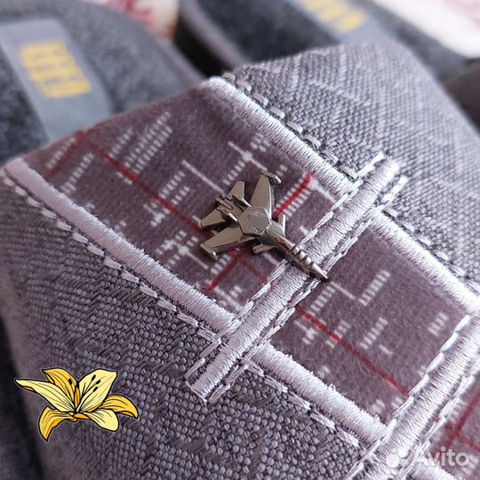 Тапки Effa мужские закрытые. Серые