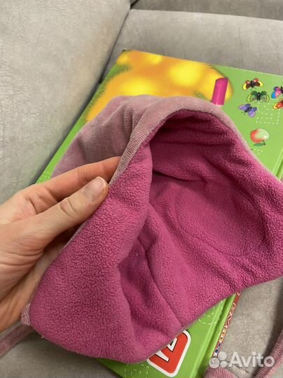 Шапка зимняя на флисе детская 46-50