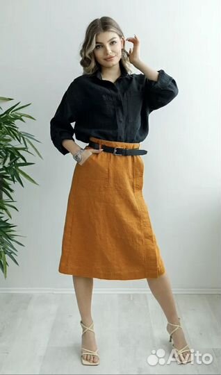 Юбка изо льна Kayros