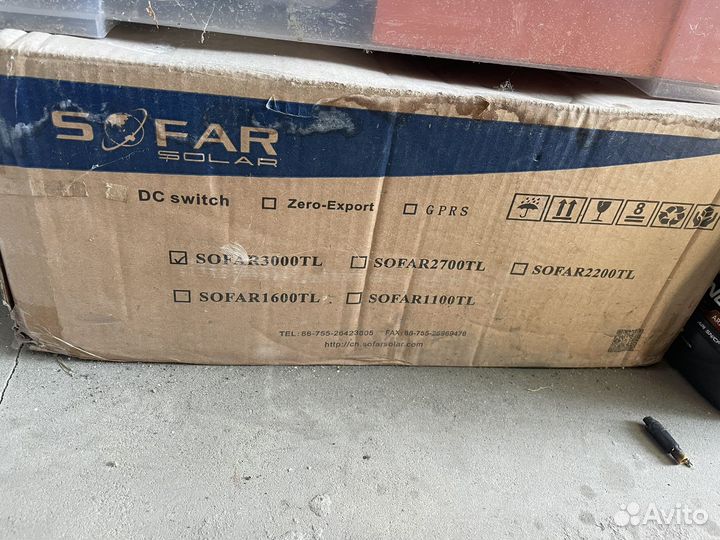Сетевой солнечный инвертор Sofar 3000tl