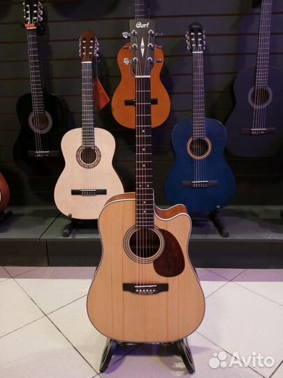 Гитара электроакустическая cort MR600F 1