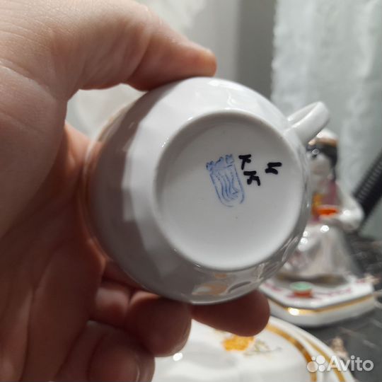 Красивая чайная пара СССР