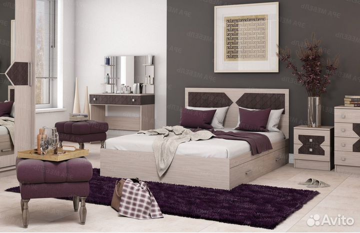 Николь Спальный гарнитур 1