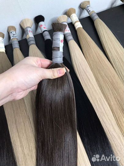 Волосы натуральные для наращивания 65 см