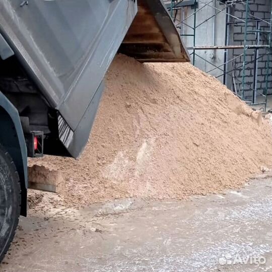Песок речной в наличии