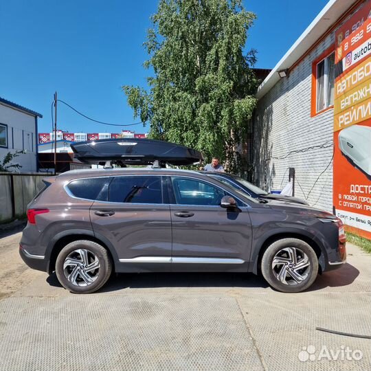 Багажник автобокс Hyundai Santa Fe TM 2018-нв