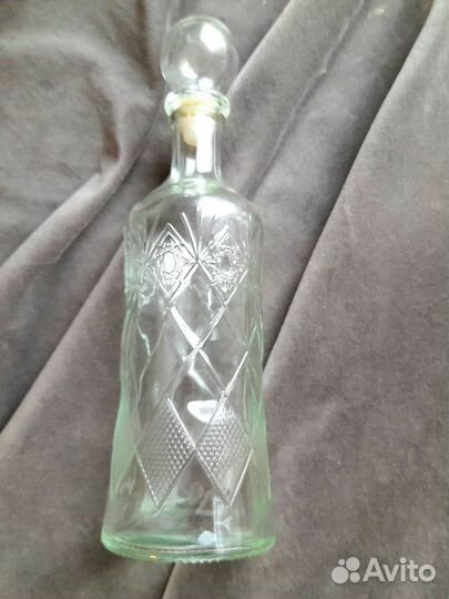 Графин хрустальный, стеклянный, селедочница