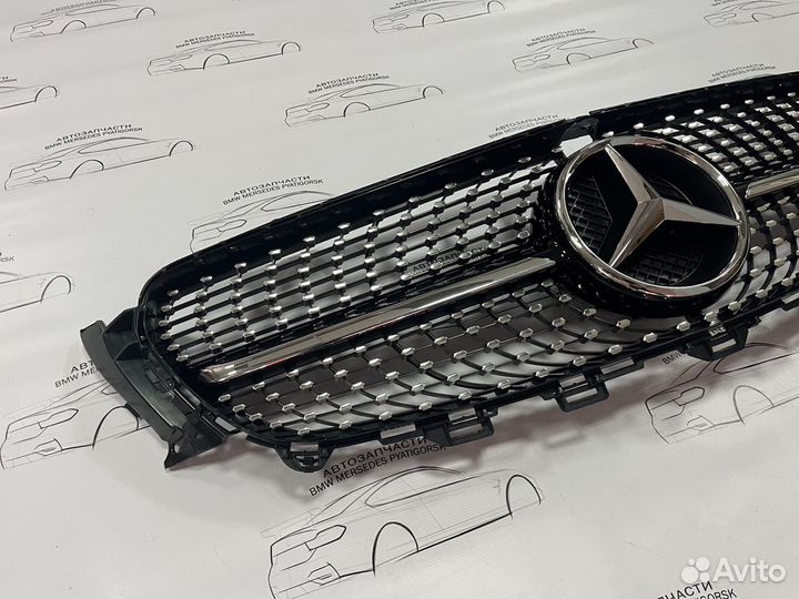 Решетка радиатора Mercedes W213 дорест diamante