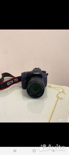 Зеркальный фотоаппарат canon eos7d