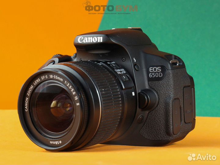 Фотоаппарат Canon 650D kit 18-55 IS II