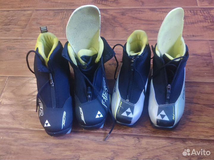Лыжные ботинки Fisher крепление NNN, 31р и 35р
