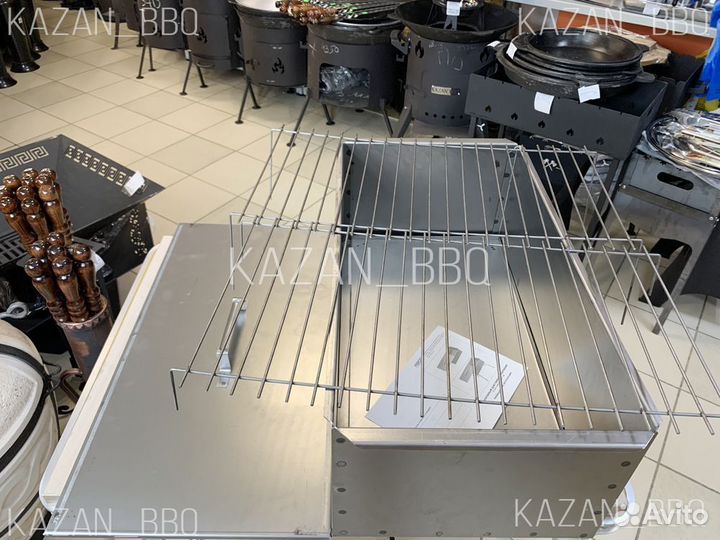 Большая коптилка горячего копчения