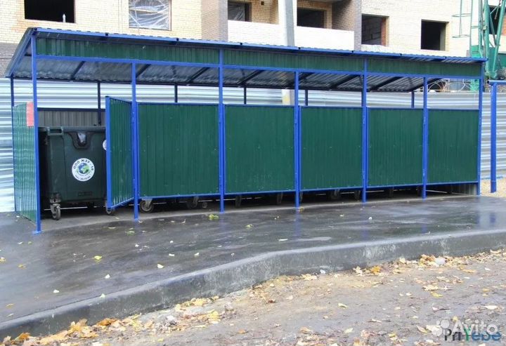 Контейнерная площадка для мусора