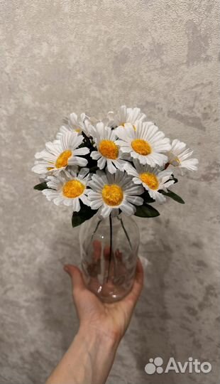 Цветы искусственные ромашки