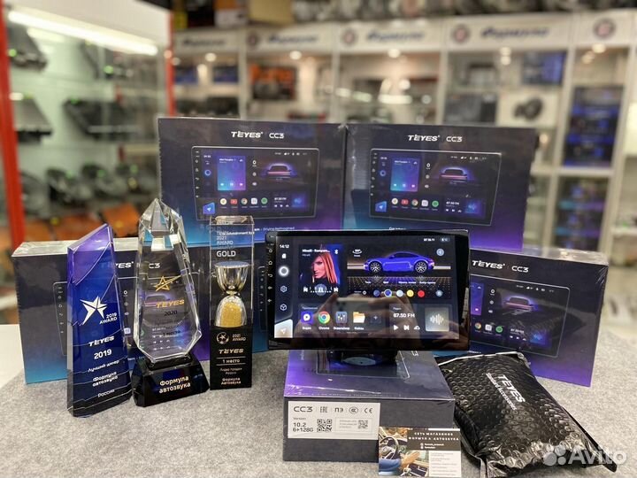 Магнитола teyes CC3 6-128 android 10 Дюймов