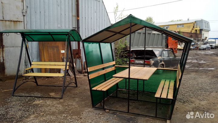 Качели металлические