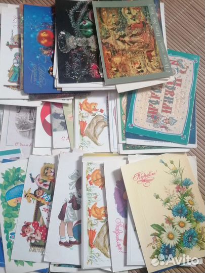 Открытки СССР чистые оптом