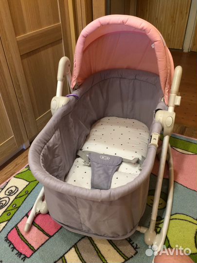 Детская кроватка-кресло-качалка Kinderfraft