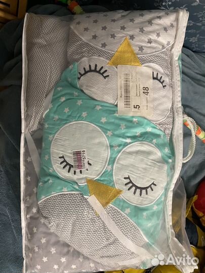 Бортики в кроватку бу, бесплатно