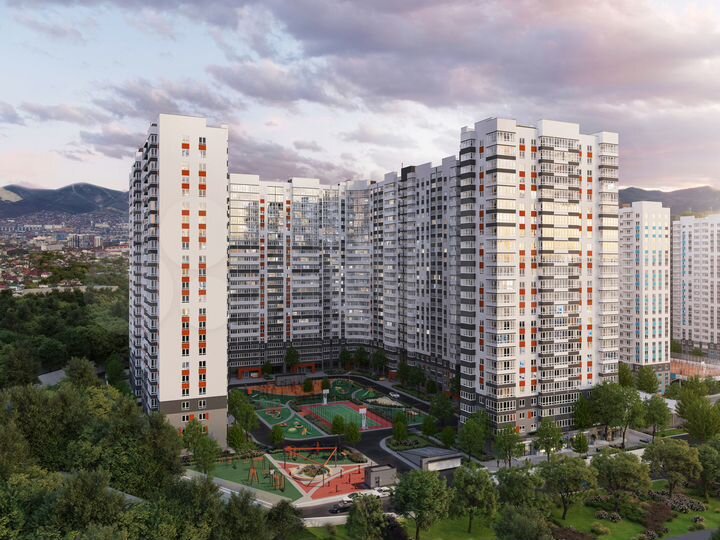 2-к. квартира, 91,1 м², 22/24 эт.