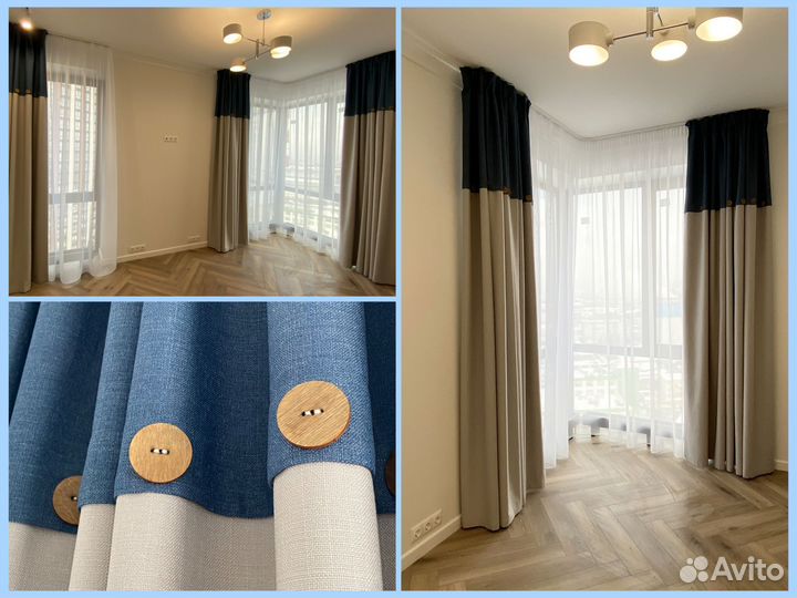 Шторы с гарантией от 7 дней. Выезд дизайнера