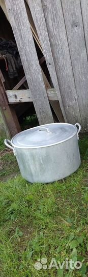 Кастрюля алюминиевая 35 литров