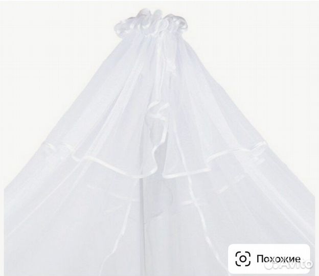 Бортики и балдахин в кроватку мальчика