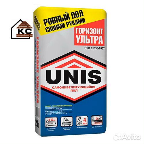 Наливной пол Юнис самонивелирующийся