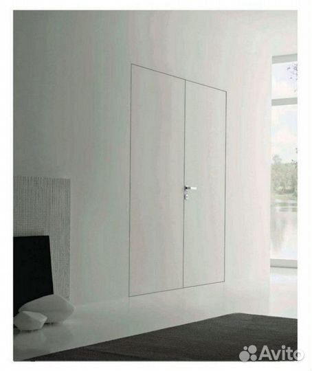 Скрытые двери межкомнатные под отделку