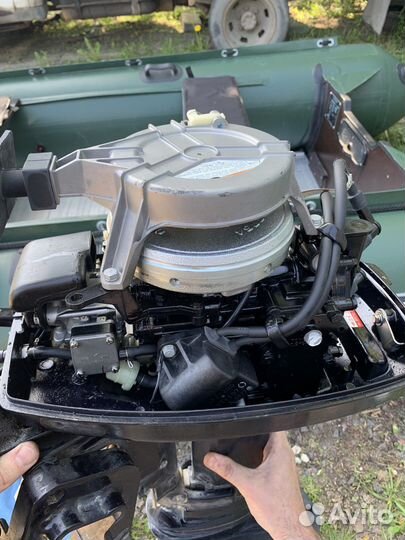 Надувная лодка пвх бу с мотором тохатсу 9,8