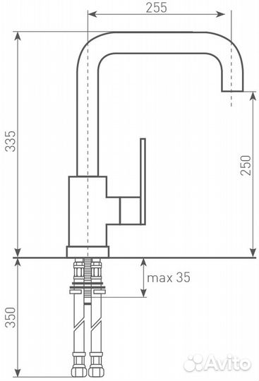 Смеситель Zigmund & Shtain ZS 1400 топленое молоко