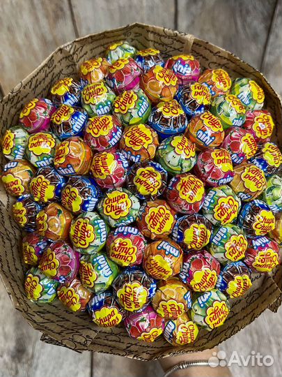 Букет из чупа чупсов