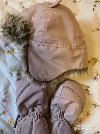 Комплект шапка, шарф