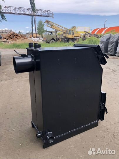 Твердотопливный котёл с увеличенной топкой