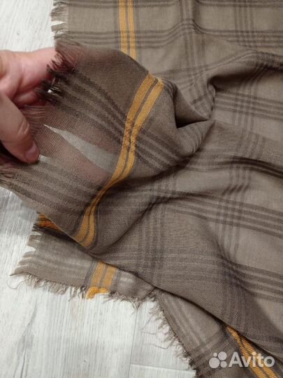 Большой платок шаль из тонкорунной шерсти италия