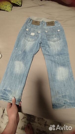 Жилет и джинсы комплектом на мальчика 6/8 лет