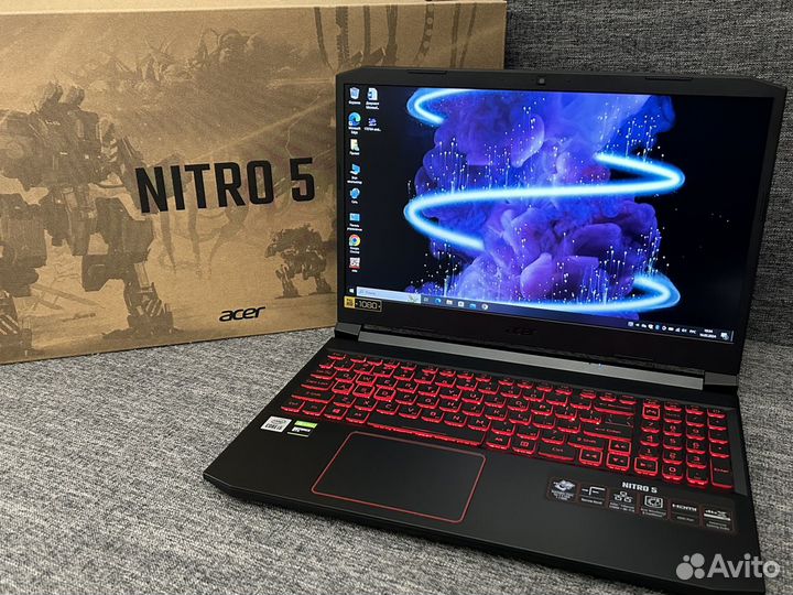 Игровой ноутбук acer nitro 5 i5-10300H