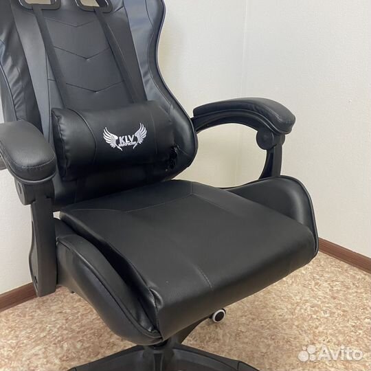 Кресло компьютерное с массажем - модель 202 черный