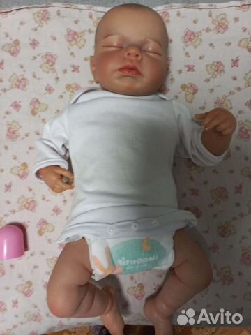 Кукла Реборн силиконовая мальчик