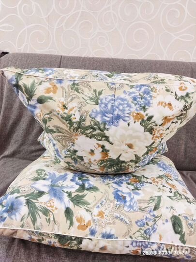 Подушка пух перо 70*70