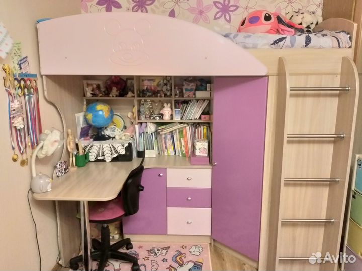 Детская кровать чердак