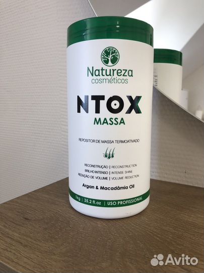 Ботокс для волос natureza ntox Massa 1000 ml