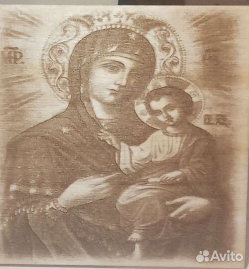 Лазерное выжигание картин, портретов на дереве