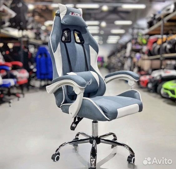 Игровое кресло новое велюр