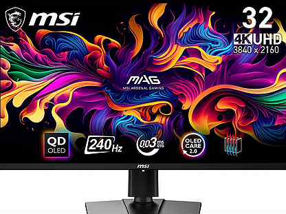 Монитор MSI MAG 321UPX QD-oled 32" 4k 240hz