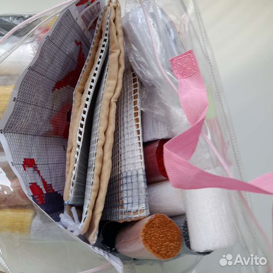 Набор рукоделия подушка из нитей крючком