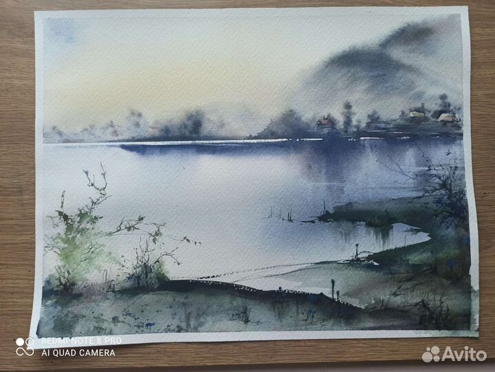 Акварельный пейзаж