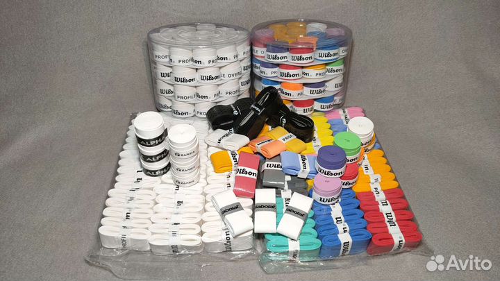 Овергрипы (намотки) липкие и сухие