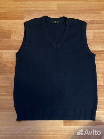 Жилет школьный синий