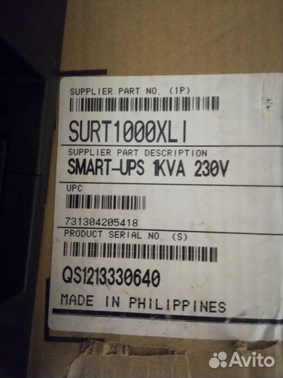 Стабилизатор напряжения ибп APC Surt1000XLI